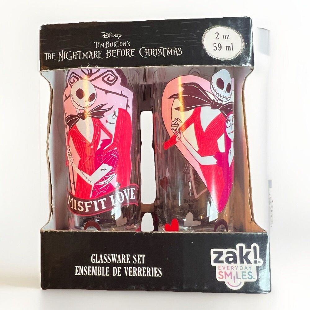 The Nightmare Before Christmas Disney Glassware Set Of 4‎